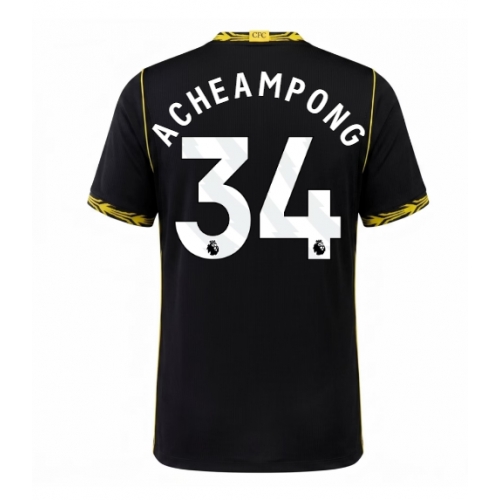 Chelsea Josh Acheampong #34 Maglia Gara Trasferta Repliche 2026-27 Maniche Corte Chelsea Josh Acheampong #34 Maglia Gara Trasferta Repliche 2026-27 Maniche Corte